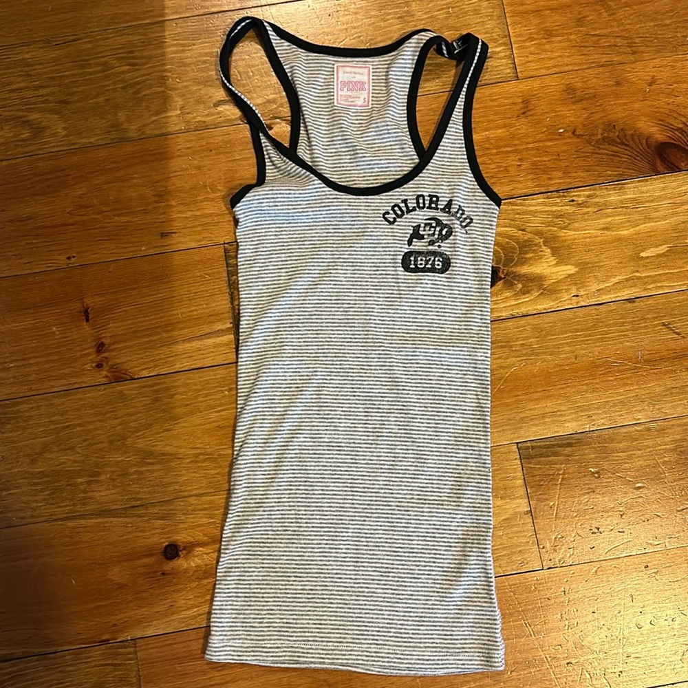 Victoria's Secret Pink University of Colorado Women’s tank! Go Buffs! small. EUC
